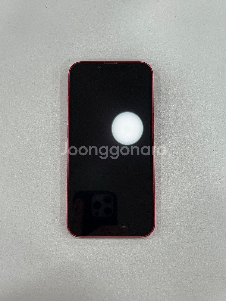 아이폰13 레드 128GB 상태좋은 깨끗한 단말기 36만원에 판매합니다-!--1