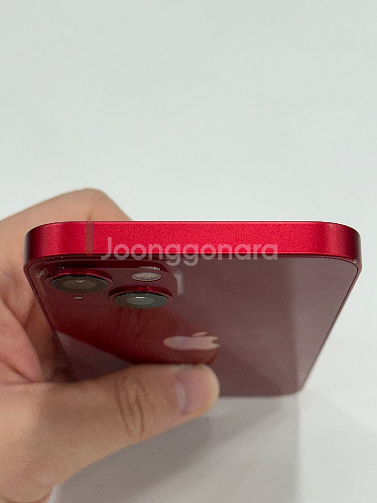 아이폰13 레드 128GB 상태좋은 깨끗한 단말기 36만원에 판매합니다-!--4