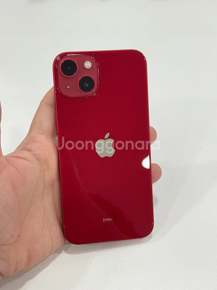 아이폰13 레드 128GB 상태좋은 깨끗한 단말기 36만원에 판매합니다-!--6