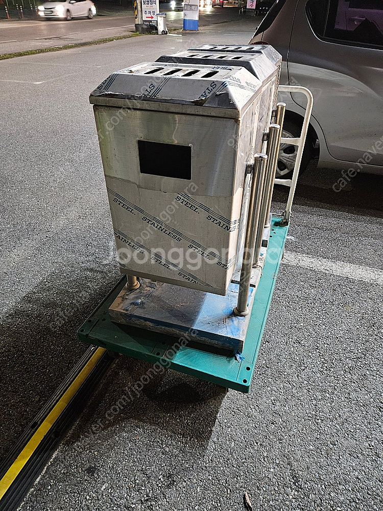 스텐쓰레기통 스텐쓰래기통 정원쓰레기통 공원쓰레기통 분리...--0