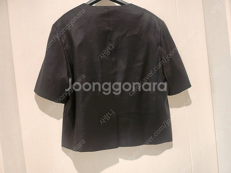 오어 ore 블랙 반팔 자켓 (F)--6