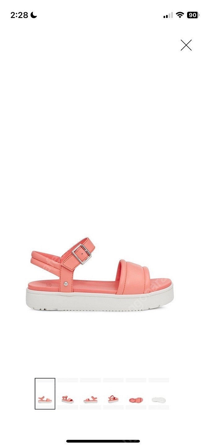 새상품) 어그 ugg 240 핑크 샌들 새상품--3