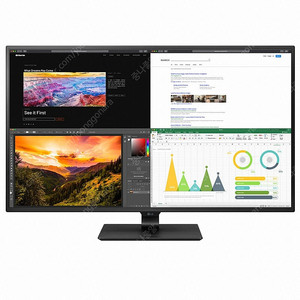 LG 43인치 4K 모니터 43un700 IPS패널, 주식모니터 (고장 제품 인천, 10만)