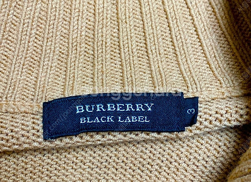 BURBERRY 버버리 정품 클래식 베이지 카라 니트 ...--3