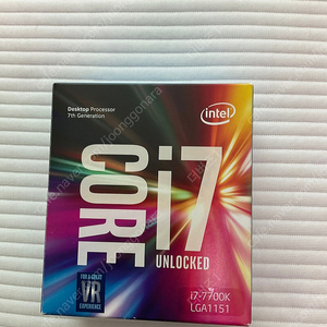 i7 7700k cpu 팝니다