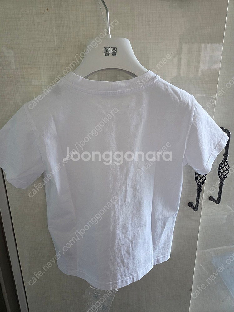 몽클레어키즈 8y 반팔 화이트 티셔츠 130cm--1