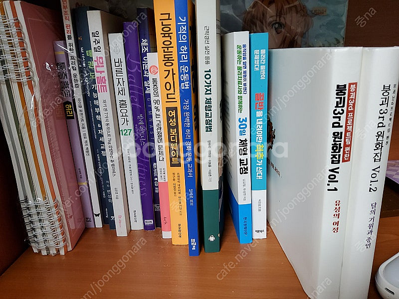 운동과 척추관련책 수십가지 헬스 요가 발레 체조 척추 허리 태권도 마라톤 기타등등. 반값미만에팜 @@--0