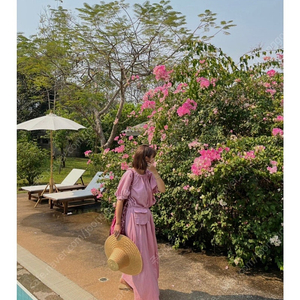 위꼬모 루벤 원피스 핑크 m