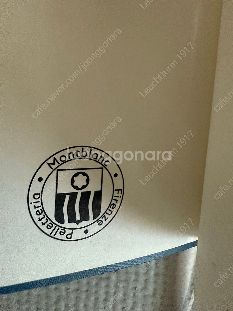 몽블랑 노트 2019 페트롤 블루 에디션 새상품--1