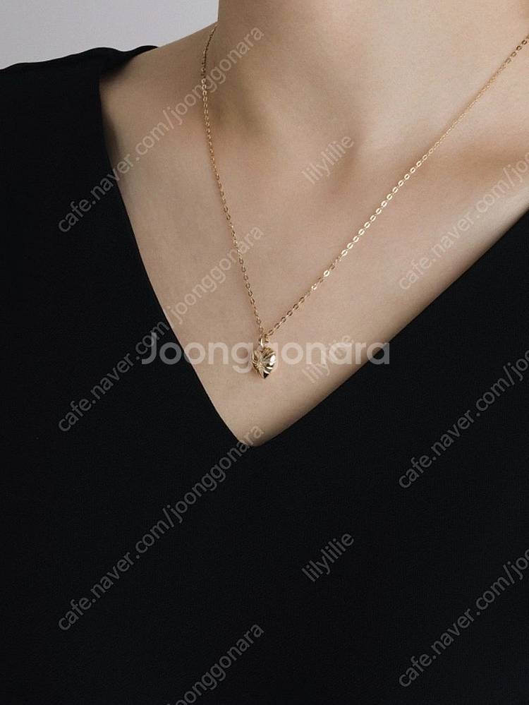 VMT주얼리 14k 하트 목걸이 펜던트 옐로우골드--4