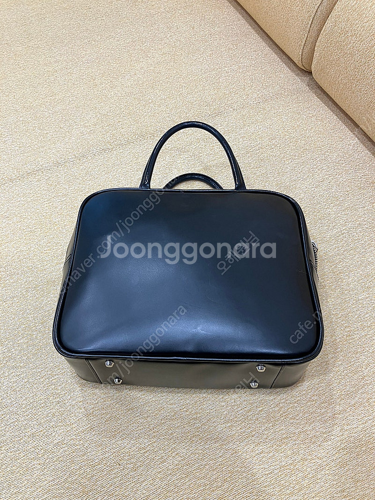 꼼데가르송 스퀘어 2호 아오야마백 블랙--0