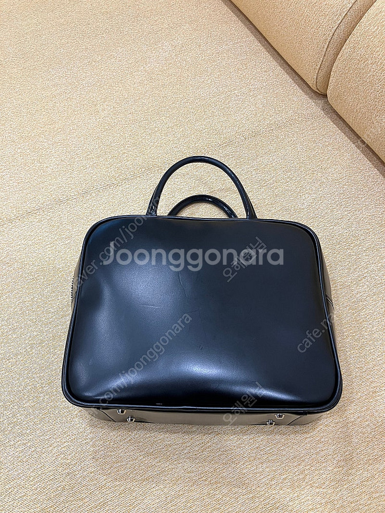 꼼데가르송 스퀘어 2호 아오야마백 블랙--1