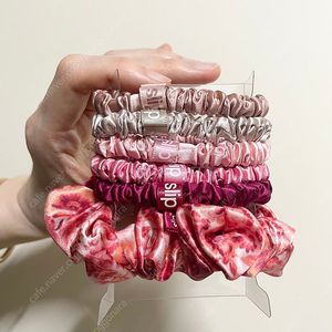Slip 슬립 스크런치 라지, 제니 로제 지수 수사샤 실크 곱창 , 미사용
