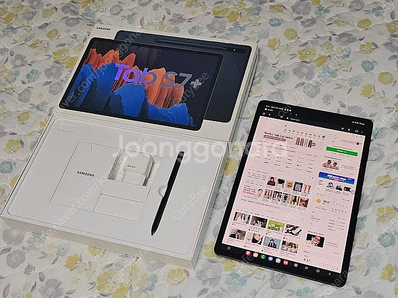 갤럭시탭 s7+ 플러스 256기가 5G--0