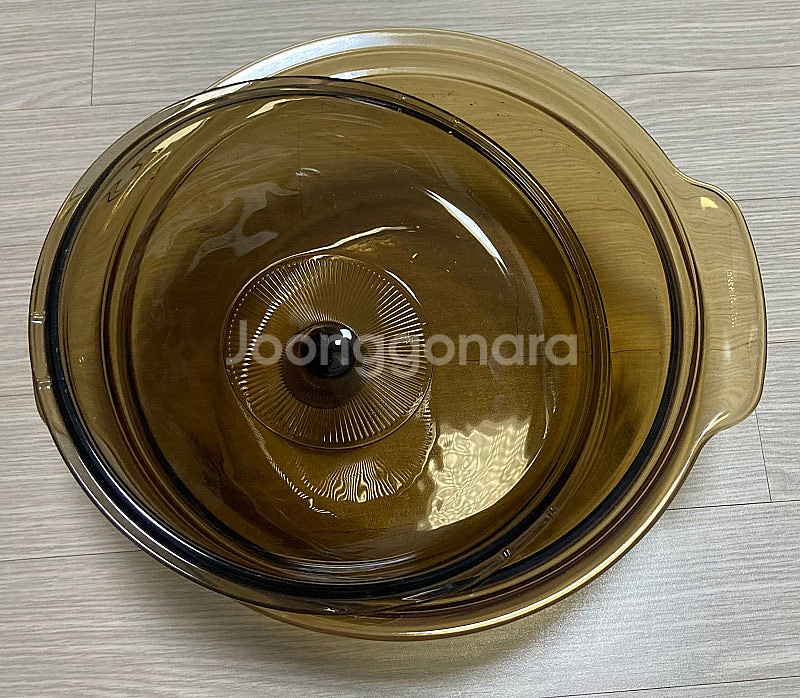 [팝니다] 비전 내열 강화 유리 냄비 5L--1