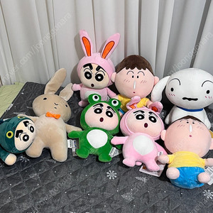 인형 뽑기 대량 짱구 인형 9개