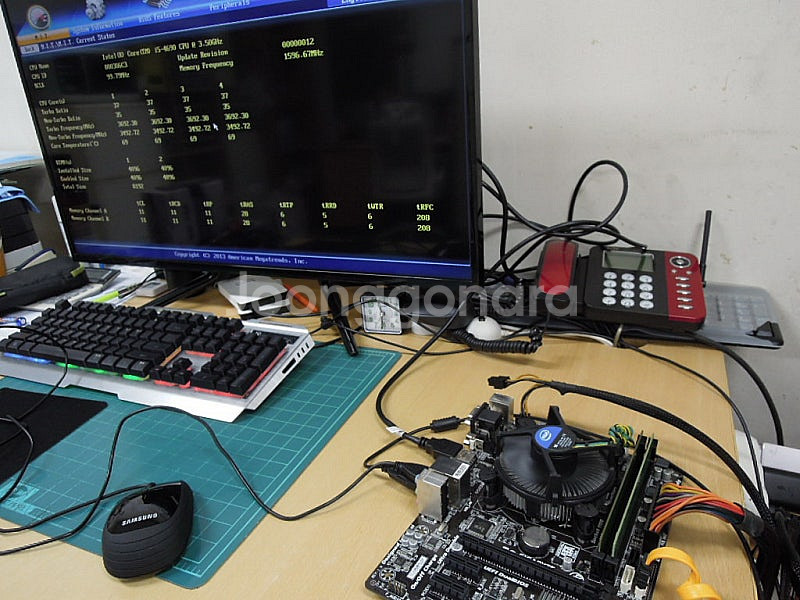 기가바이트 H81M-HD2 + i5 4690 + DDR...--3
