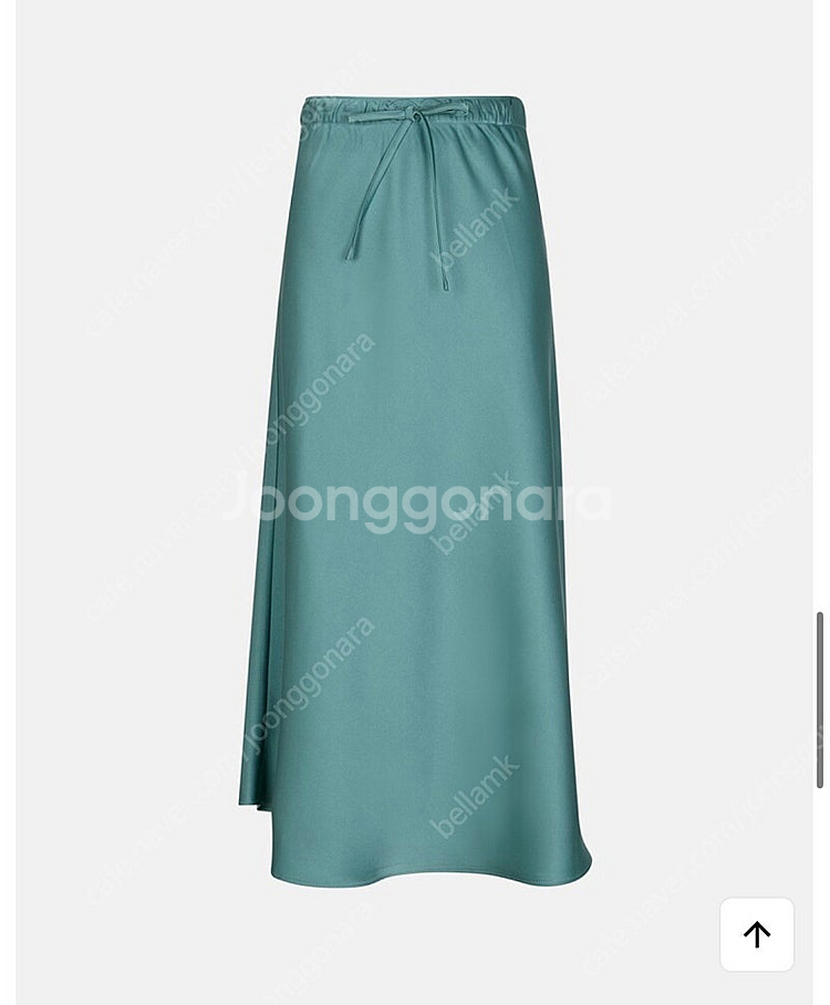 이디티알 새틴 사이드 슬릿 롱스커트 s 사이즈--5