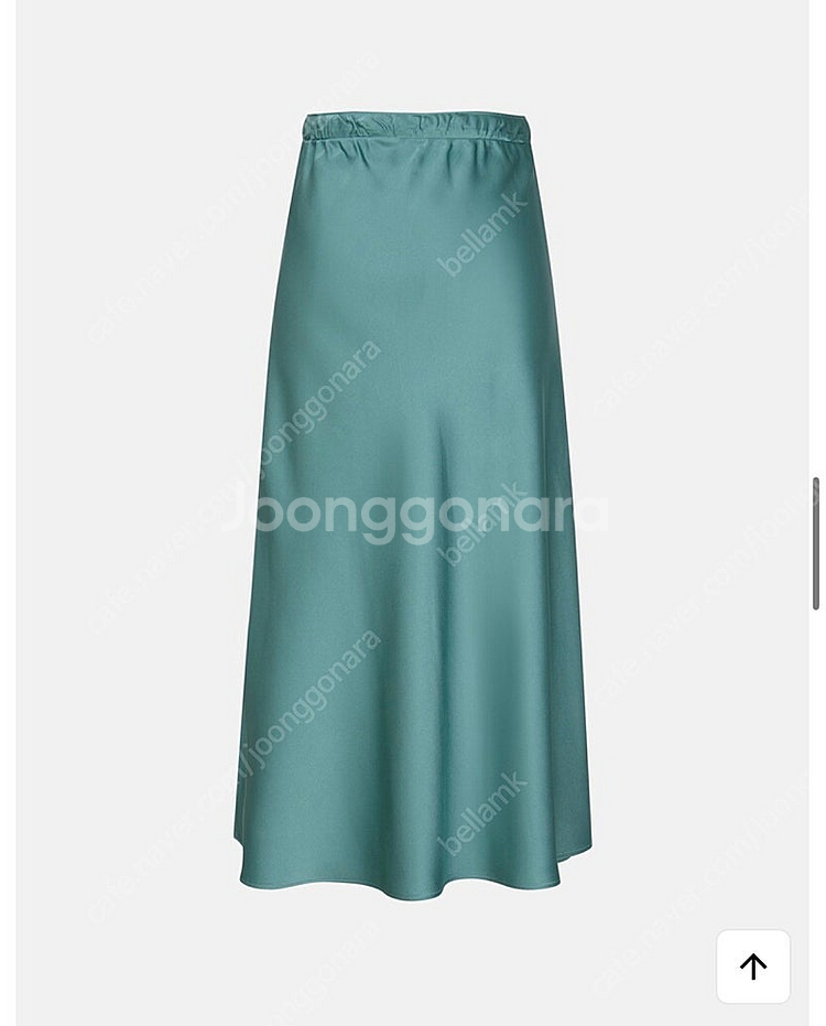 이디티알 새틴 사이드 슬릿 롱스커트 s 사이즈--6