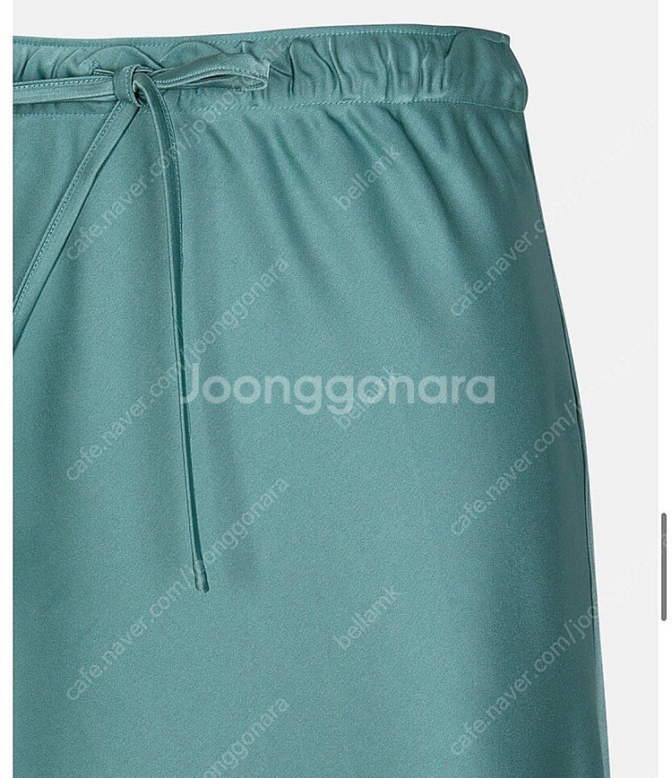 이디티알 새틴 사이드 슬릿 롱스커트 s 사이즈--7