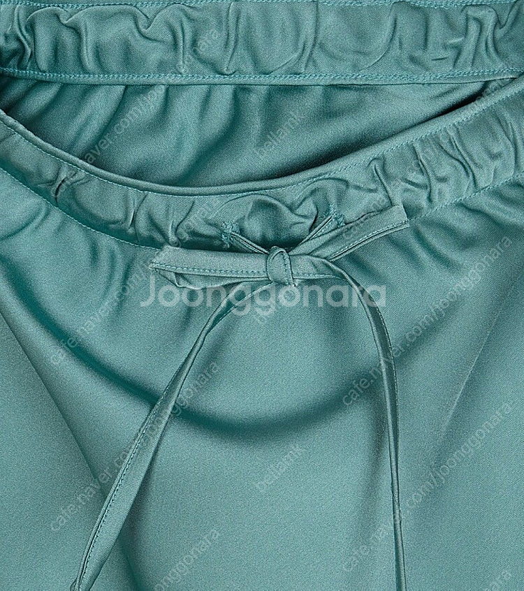 이디티알 새틴 사이드 슬릿 롱스커트 s 사이즈--9