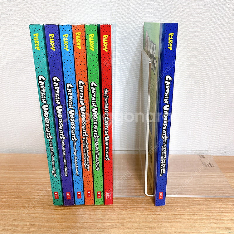 Captain Underpants #1~6 , #8 캡...--0