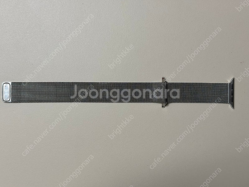 애플워치 정품 밀레니즈루프 44mm 실버--2