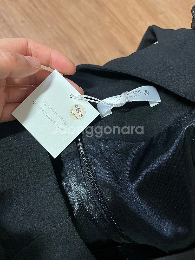 텍있는 새상품)블랙 원피스 하객룩 하객원피스 35,00...--4