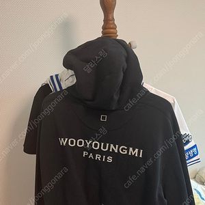 우영미 백로고 후드 48사이즈 21ss