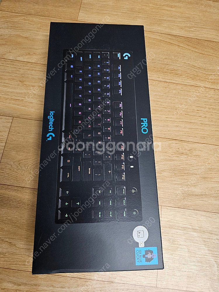 로지텍 키보드 GPRO(유선/Clicky)청축--0