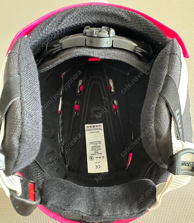 우벡스 스키헬멧 P1US 핑크 52~55cm 이미지