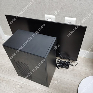 사무용 i3-4170 gtx950 본체 + 24인치 75Hz 모니터
