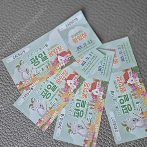 안성팜랜드 평일 입장권4장