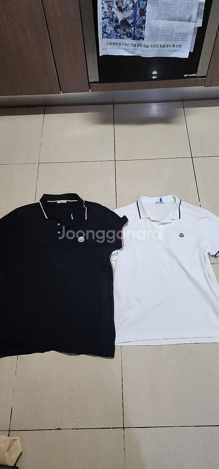 몽클레어 남자 폴로티 95와 100 각각--5