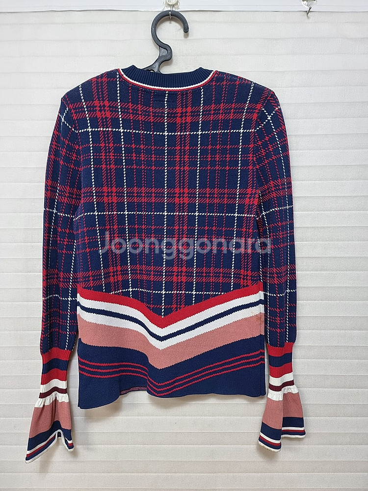 타미힐피거 여성 니트티 (S/P)--1