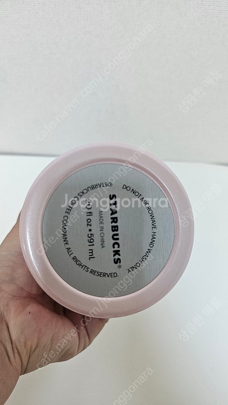 스타벅스 SS 블라썸 핑크 텀블러 (591ml)--4