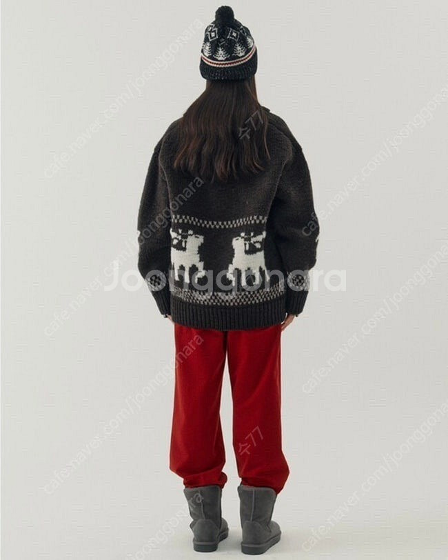 (택달린 새상품) 시엔느 디어 코위찬 니트--2