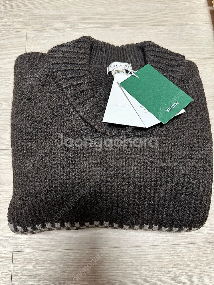 (택달린 새상품) 시엔느 디어 코위찬 니트--3