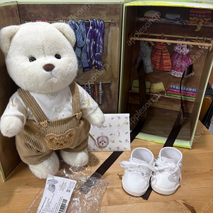 테디테일즈 레나베어 단모 화이트 M 이미지