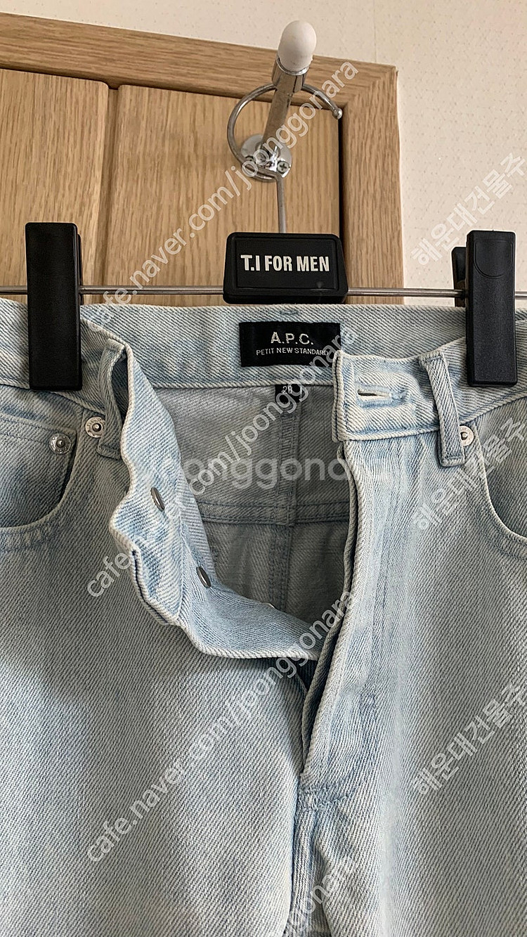 apc 아페쎄 쁘띠뉴스탠다드 연청 데님 청바지 28사이...--2