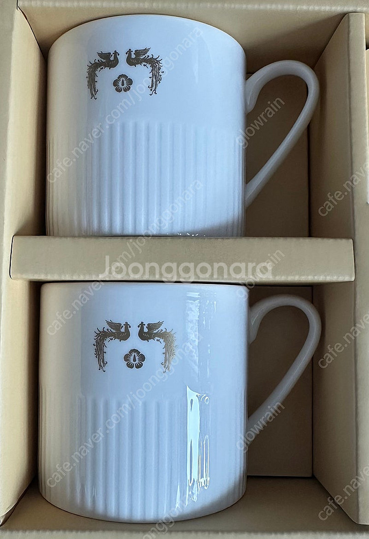 대통령 커피잔 세트 미사용 수집품 선물용--1
