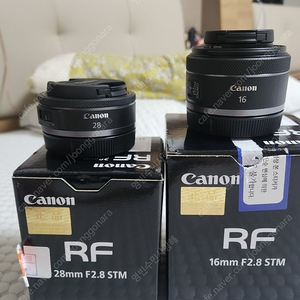 캐논 rf28mm2.8, rf16mm2.8팝니다.