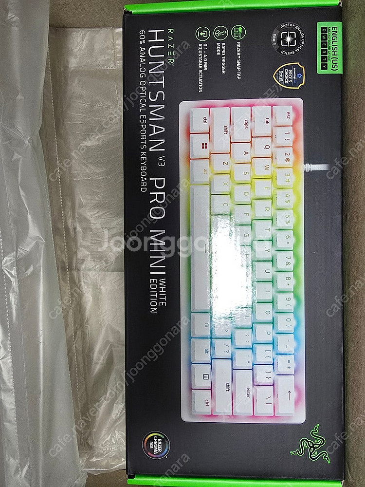 (새상품)레이저 Hantsman V3 Pro Mini US 유선키보드--0