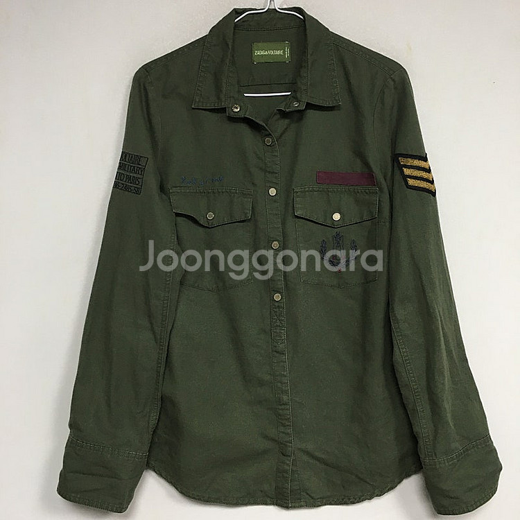 쟈딕앤볼테르 정품 야상 셔츠 자켓 S / 랑방 마인 오...--0