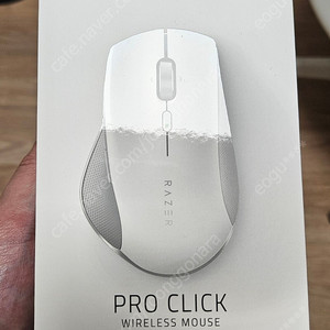 레이저 Pro Click 화이트 마우스 새상품