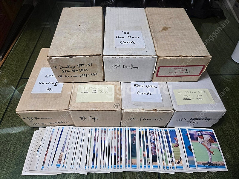 1980-90년대 빈티지 MLB 야구카드 3000매--9