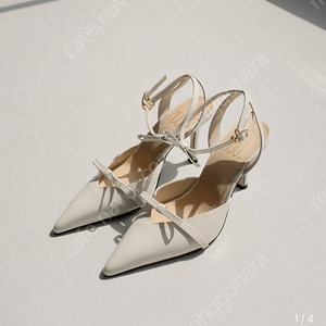 MUUL 웨딩슈즈 Ribbon Strap / White