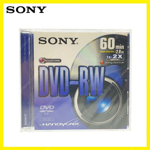 [미개봉] 소니 SONY DVD-RW Double Sided Disk 60min 2.8GB 1X-2X 미니 8cm 공CD