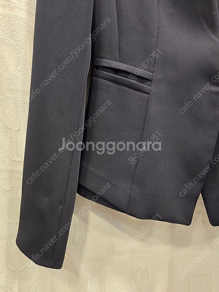 잇미샤 블랙 노카라 봄가을 자켓 44~55--3