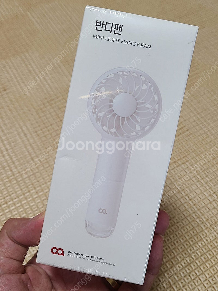 오아 반디팬 휴대용 선풍기, 핸디 선풍기 – 새상품(택...--0